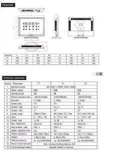 Moniteur de test d'acuité visuelle Snellen LCD-236 de haute qualité, polarisé 3D, pour examen oculaire, directement de l'usine JC, garantie 1 an - Product Image 5