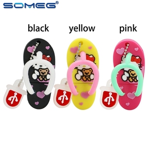 USB mini Hello Kitty dép giày bút ổ đĩa 4GB 8GB 16GB 32GB 64GB đáng yêu phim hoạt hình Pendrive Flash Memory Stick đĩa - Product Image 3
