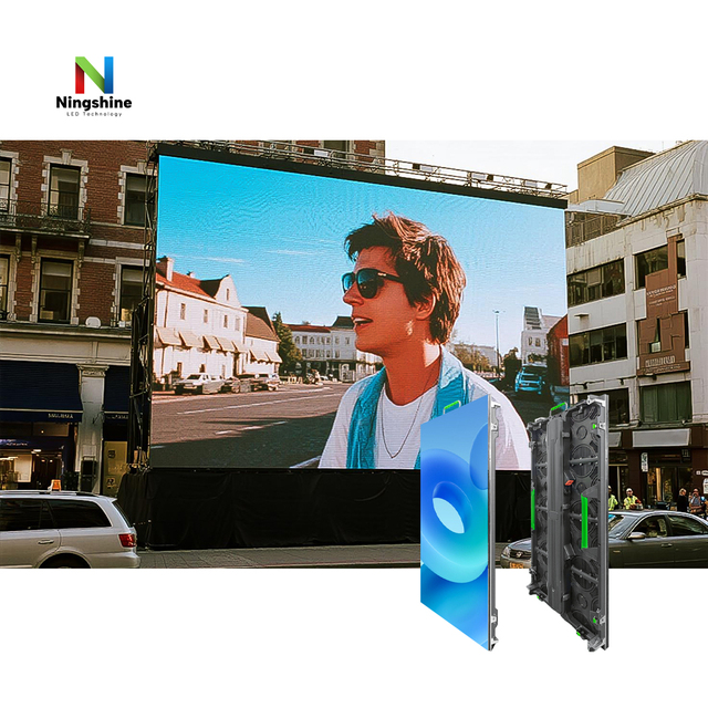 HD P4.81 Ultra-Thin Outdoor LED Video Wall Screen Rental Display Stage Background HDR10+ IP65 Waterproof 5500+ Nits
