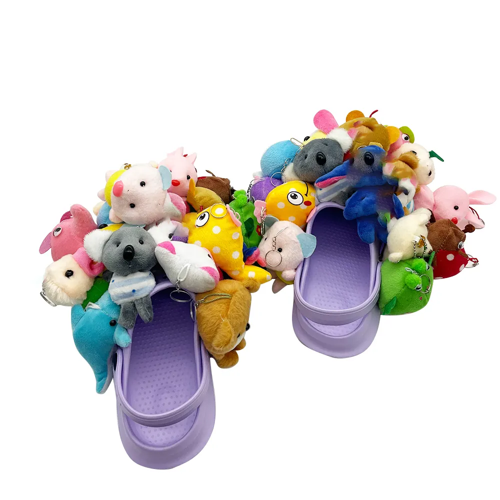 Zapatillas de felpa con diseño de oso de peluche para mujer y niño, chanclas supergeniales de moda para exteriores, para dormitorio interior