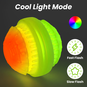 A Mazon Top Seller Rechargeable Pet Toy <strong>Ball</strong> Interactive Chew <strong>Dog</strong> Silicone Toys Flashing <strong>Ball</strong> with Led <strong>Light</strong> - Product Image 5