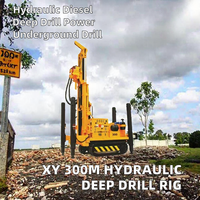 Foreuse hydraulique diesel mobile XY pour puits profonds, 300 m, pour l'échantillonnage de sol et le forage souterrain de puits d'eau 1
