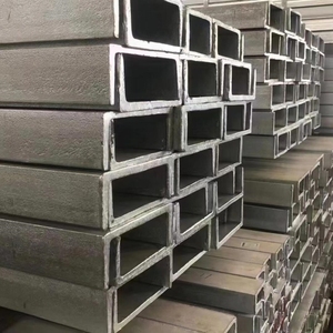 Black Annealed U Channel 200x60x7mm Structural Steel C Shape <b>Track</b> Section Heavy Duty Slotted Frame Rail System - Product Image 6