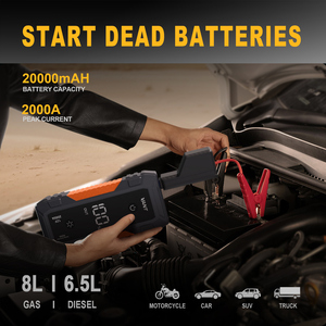 Vant giá rẻ chất lượng cao nhảy khởi động Pin gói ngân hàng điện 2000A nhảy khởi động Pin Booster xe nhảy khởi động - Product Image 2