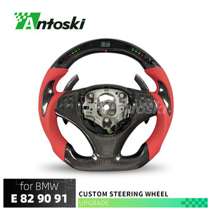 Volante Deportivo de Fibra de Carbono Personalizado para BMW <span class=keywords><strong>E90</strong></span> E91 E92 M3 E82 E88 <span class=keywords><strong>320d</strong></span> 330i 335i 135i 128i Coupé 2006-2013 - Product Image 2