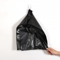 Sacs de transport noirs en gros, grande et petite taille, épais, jetables, en PEHD, pour boulangerie et usage domestique