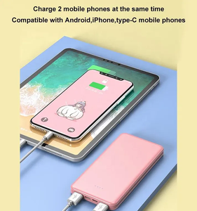 Prix bon marché double sortie usb 10000mAh powerbank universel <span class=keywords><strong>chargeur</strong></span> de <span class=keywords><strong>batterie</strong></span> extérieur portable 10w banques d'alimentation 10000mah - Product Image 6