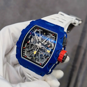 Montre squelette automatique de haute qualité, ultra-fine, boîtier en fibre de carbone de 7,8 mm, 35 g, légère, montre mécanique de luxe - Product Image 1