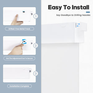 ม่านม้วนอัตโนมัติไร้สาย Zigbee Alexa ควบคุมด้วยรีโมท สำหรับบ้านอัจฉริยะ ป้องกันแสง สำหรับหน้าต่าง ไม่ต้องเจาะ - Product Image 2