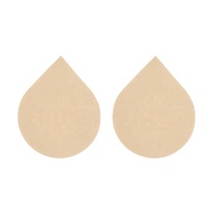 Pétales de poitrine respirants, sous-vêtements invisibles en dentelle, couverture de mamelon jetable, accessoires intimes, coussinets de soutien-gorge, autocollants de poitrine noirs