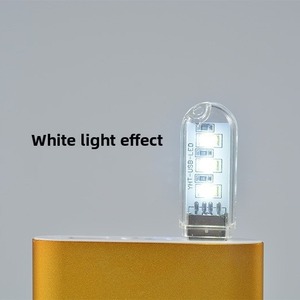 ไฟกลางคืนแบบเสียบปลั๊ก USB หลอดไฟ LED พกพาขนาดเล็ก สำหรับห้องนอน หอพัก ห้องนั่งเล่น ห้องครัว ทางเดิน ให้แสงนุ่มนวล ถนอมสายตา - Product Image 3