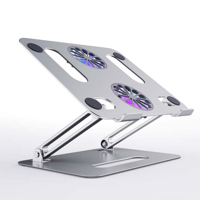 Yicosun Laptop Cooling Pad Notebook Gaming Cooler Stand with Two Fan for 10-17inch Laptop