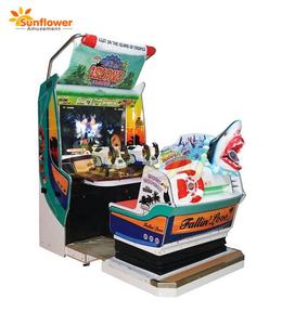 Máquina de Juego de Arcade de Disparos Operada con Monedas, Simulador de Dos Jugadores de Disparos de Tiburones en la Isla Let's Go del Parque de Atracciones - Product Image 4