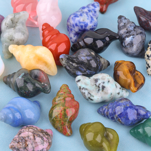 Tượng Nhỏ Chạm Khắc Ốc Sên Biển Pha Lê Đồ Trang Trí Bể Cá, Đá Quý Tự Nhiên Chạm Khắc Bằng Tay Ốc Xà Cừ - Product Image 6