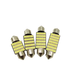 Ft 31/36/39/41mm canbus c5w c10w, super clara, 24v, 4014, 28, 35, 42, 49led, para iluminação do interior, para leitura, lâmpada de porta