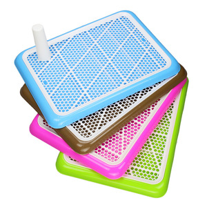 Haustier Toilette Welpe Haustier Töpfchen Training PEE Indoor Toilette Mesh Training Tablett Tragbare Hund Töpfchen Tablett - Product Image 2