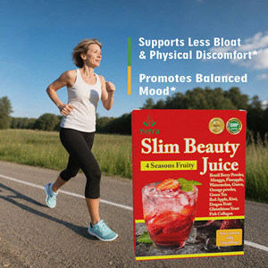 Poudre de <span class=keywords><strong>jus</strong></span> de fruits minceur aux herbes, complément alimentaire pour régime, détox ventre plat, perte de poids, <span class=keywords><strong>jus</strong></span> amincissant à la fraise - Product Image 2