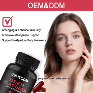 OEM kadınlar cilt beyazlatma Anti Aging takviyeleri geyik plasenta özü 60 yumuşak jel kapsüller - Product Image 4