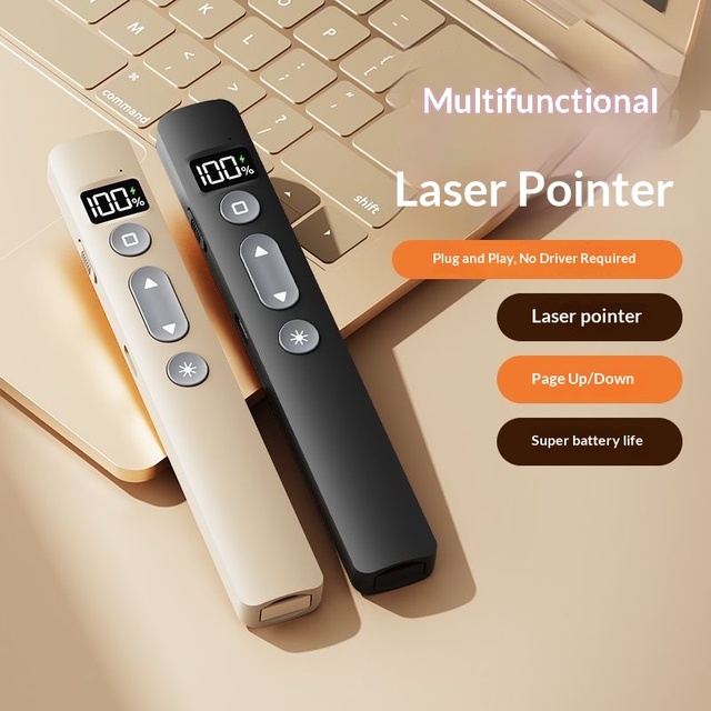 Private Mold Hot-selling Laser Flip Pen PPT Multi-function Remote Control Customized Logo Model B1x Teachers' Speeches Source