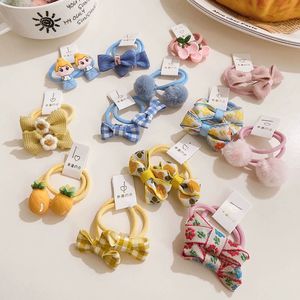 BPHNE per bambine e bambine con fiocco per capelli rosa principessa fascia di gomma anelli di gomma per bambini accessori per capelli - Product Image 2