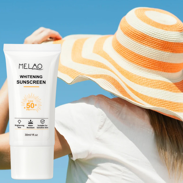 Private Label Sunscreen High Quality Spf 50 Hyalauronic Acid Sunscreen With Vitamin C