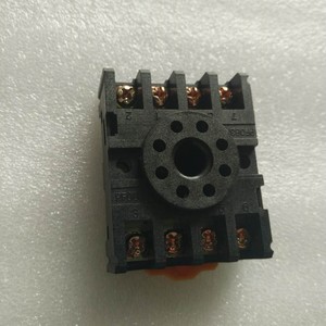 8-Hole Round Hole Intermediate <b>Relay</b> Base 2-M4X20 PF083A General Purpose Miniature AC DC Control <b>Relay</b> Epoxy Protected - Product Image 1