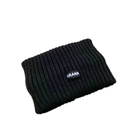 Femmes 100% acrylique hiver personnalisé tricoté bandeau Logo imprimé oreille plus chaud casquette avec plage Camouflage motif