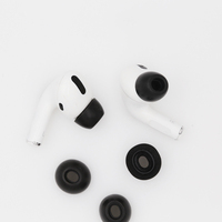 Nouveau design Embouts d'oreille à rebond lent en mousse à mémoire inerte pour AirPods Pro 2 Gris