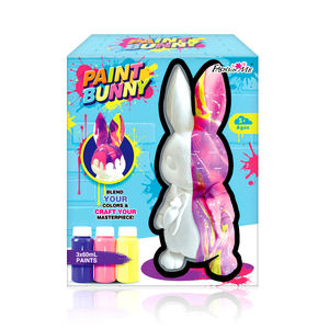 Kit Artistico Personalizzato per Bambini con Pittura Fluida Acrilica, Set <span class=keywords><strong>di</strong></span> Colori Violent Rabbit per Pouring - Product Image 1