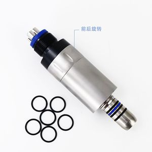 Dental Handpiece Low Speed Motor With Fiber <b>Optic</b> Light Silver Color Electric Power Class I <b>Instrument</b> - Product Image 2