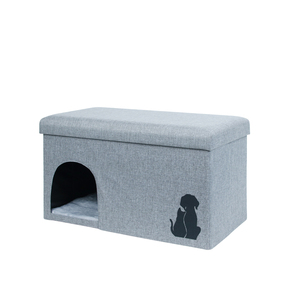 Lit de <span class=keywords><strong>couchage</strong></span> multifonctionnel en lin pour chat Produit de style tendance pour animaux de compagnie pour chiens - Product Image 3
