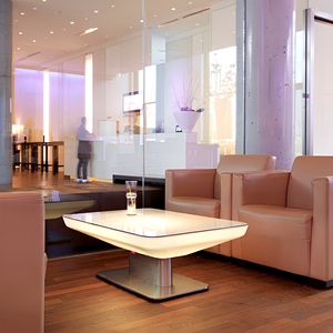 Modern LED Lit Stainless Steel Plastic <strong>Bar</strong> Table Hookah Club Furniture <strong>Bar</strong> <strong>Set</strong> IP65 Waterproof for <strong>Outdoor</strong> and Hotel Use - Product Image 1