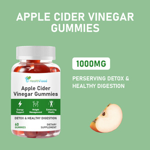 OEM ODM Apple Cider <b>Vinegar</b> Gummies 1000MG ACV Energy Support Weight Management Enhance Vitality Detox&Digestion Metabolism - Product Image 2
