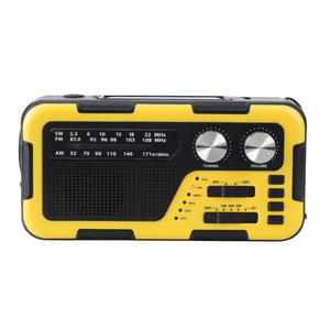 Solar-Powered NOAA Emergency Radio, AM/FM/SW with Hand Crank & Power Bank - Product Image 1