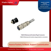 Connecteur rapide à baïonnette étanche FQN14-3TK pour l'aviation, fourni par l'usine JINGHAOELEC