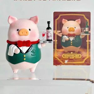 Nouveau authentique Lulu <span class=keywords><strong>le</strong></span> <span class=keywords><strong>cochon</strong></span> PIGCHELIN Restaurant série 8 pièces boîte aveugle PVC collection Kawaii figurines thème alimentaire décor - Product Image 3