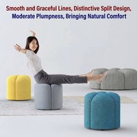 Nouvelle Arrivée - Meubles de Maison Personnalisables - Pouf Bas à Bascule Style Nordique - Chaise Confortable pour Coin Lecture - Bureau à Domicile