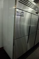 Congélateur commercial quatre portes SS304 pour hôtel
