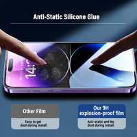 Nouveau peut être plié 360 9H protecteur d'écran en verre Flexible verre anti-explosion incassable pour Iphone16/16 Plus/16Pro/16Pro Max