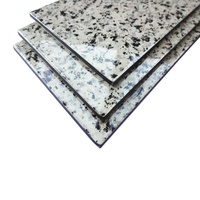 Marbre Revêtement Alucobond Panneau Composite En Aluminium 1220x2440mm ACP/ACM Feuille