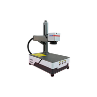 Mini graveur laser à fibre, corps noir et blanc, 20W 30W, refroidissement par air, marqueur léger pour gravure sur acier inoxydable