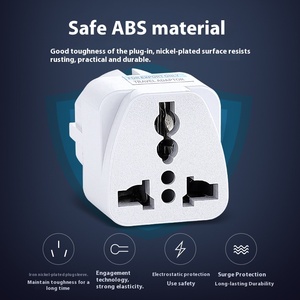 Xuyên biên giới hàng hóa tốt UK để EU 10A cắm với ổ cắm <span class=keywords><strong>Adapter</strong></span> du lịch chuyển đổi chúng tôi để AU để de cắm <span class=keywords><strong>Adapter</strong></span> - Product Image 2