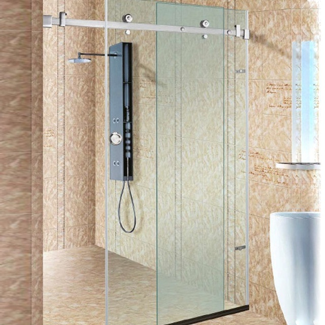 Frameless Sliding Glass Door System Hardware