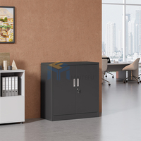 Armoire de classement moderne en acier ignifuge avec porte battante et serrure à clé pour l'archivage scolaire et de bureau