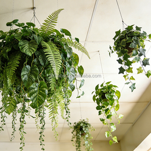 Piante Artificiali Pendenti in PE Resistente ai Raggi UV, Decorazioni Ecologiche per Giardino e <span class=keywords><strong>Casa</strong></span> - Product Image 5