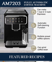 Machine à café intelligente CE CB, du grain à la tasse, système de brassage super automatique, cafetière expresso pour usage commercial