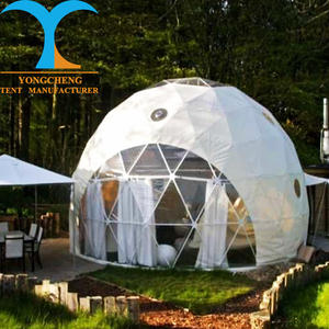 خيمة شجر معلقة 2 أشخاص, خيمة شجر خضراء معلقة 6 متر على شكل قبة مع قبة زجاجية للحمامات - Product Image 6