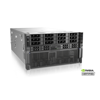 Serveur en rack AI haute performance 6U châssis de serveur en rack H100 basé sur le processeur évolutif Intel Xeon de 3e génération Nettrix X660 G45