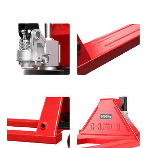 Transpallet Manuale a Basso Profilo da <span class=keywords><strong>3</strong></span> Tonnellate, Carrello Elevatore Economico per Carico/Scarico - Product Image 2