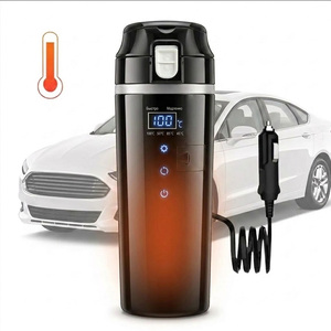 Tazza Termica Intelligente Russa 12V/24V con Display LCD Digitale e Controllo Intelligente della Temperatura per Mantenere Caldi Caffè/Latte, Thermos da Viaggio - Product Image 5